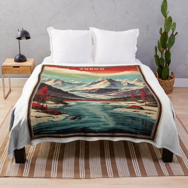 Item preview, Yukon Canada Vintage Poster Tourism designed and sold by TravelersGems.