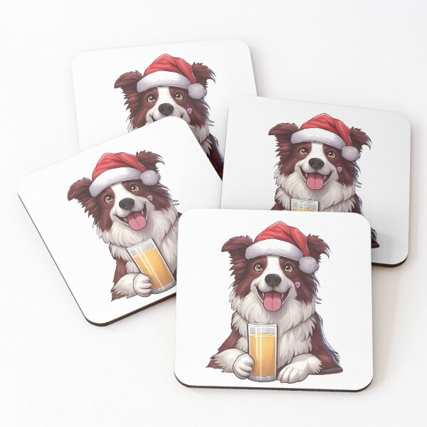 Item preview, Festive Furry Grin: Border Collie's Christmas Delight designed and sold by EpicPaws.