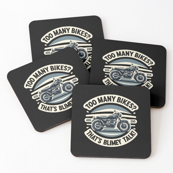 Item preview, Too Many Bikes? That's Blimey Talk! Bike Lovers  designed and sold by CG Studio.