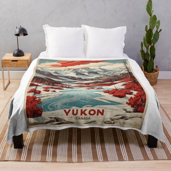Item preview, Yukon Canada Vintage Poster Tourism 2 designed and sold by TravelersGems.