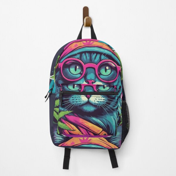 Item preview, Psychedelic Kitty in space flower cat. Called hippie designed and sold by wojysmokes.