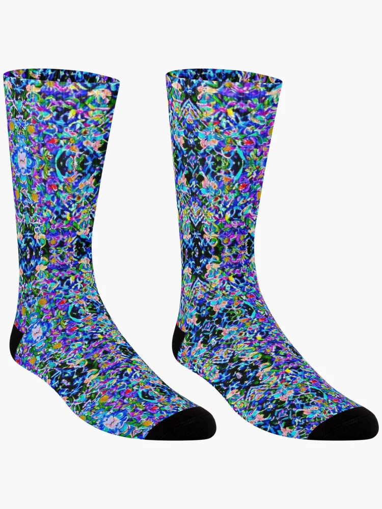 Thumbnail 3 of 5, Socks, Colorful Pattern designed and sold by Pattern-life-.