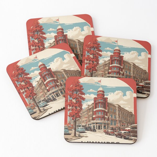 Item preview, Winnipeg Canada Vintage Poster Tourism 2 designed and sold by TravelersGems.