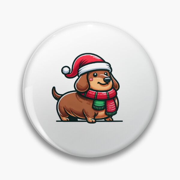 Item preview, Dachshund Elegance: Christmas Anticipation designed and sold by EpicPaws.