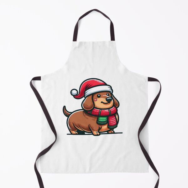 Item preview, Dachshund Elegance: Christmas Anticipation designed and sold by EpicPaws.