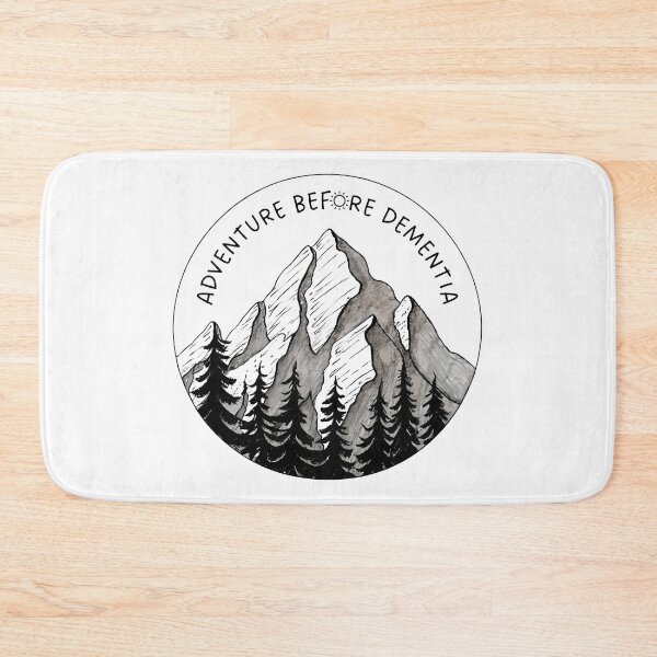 Item preview, Adventure before dementia mountains black designed and sold by OutdoorMemories.
