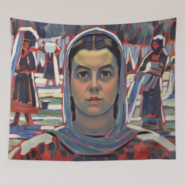 Item preview, Women Bleaching Cloth by Vladimir Dimitrov Maistora (the Master) designed and sold by clon-dot-net.