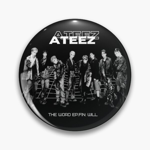 Item preview, A T E E Z - BLACK AND WHITE designed and sold by niconics.