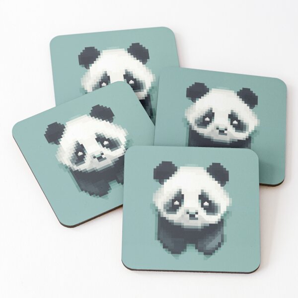 Artikelvorschau, Pixelated Panda entworfen und verkauft von Midnight Garden.