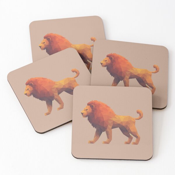 Item preview, Geometric Lion designed and sold by Midnight Garden.