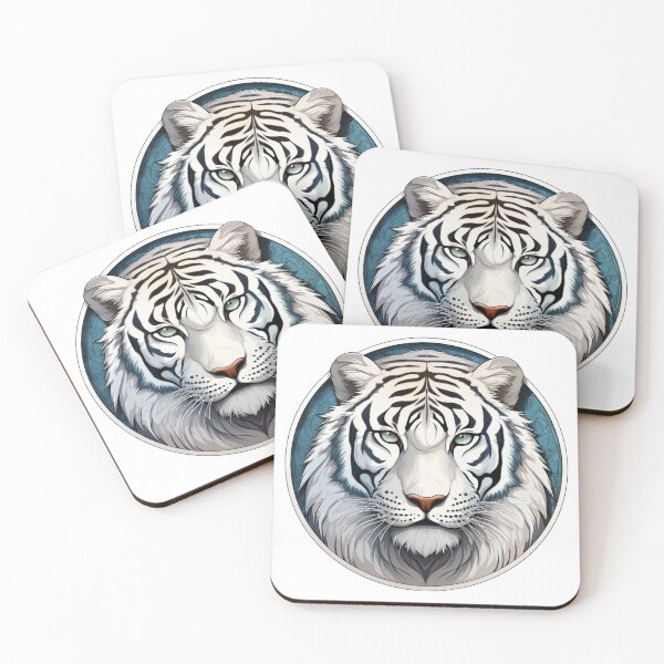Item preview, White Tiger, Wildlife, Powerful designed and sold by ChristyPatino.