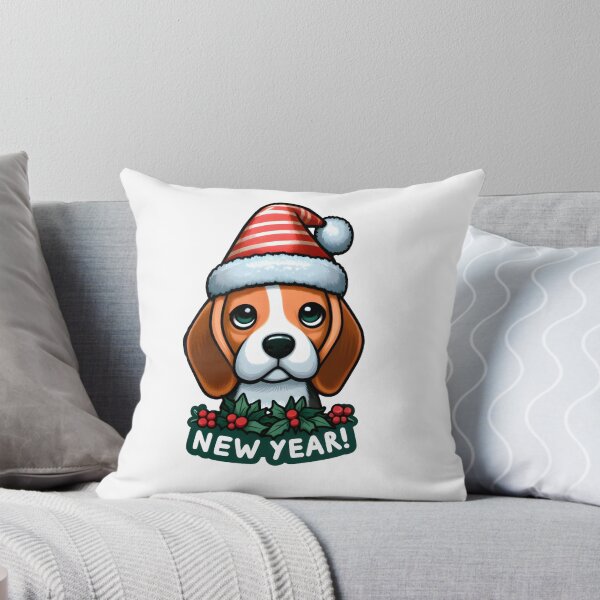 Item preview, Beagle Cheer: Festive New Year Wishes designed and sold by EpicPaws.