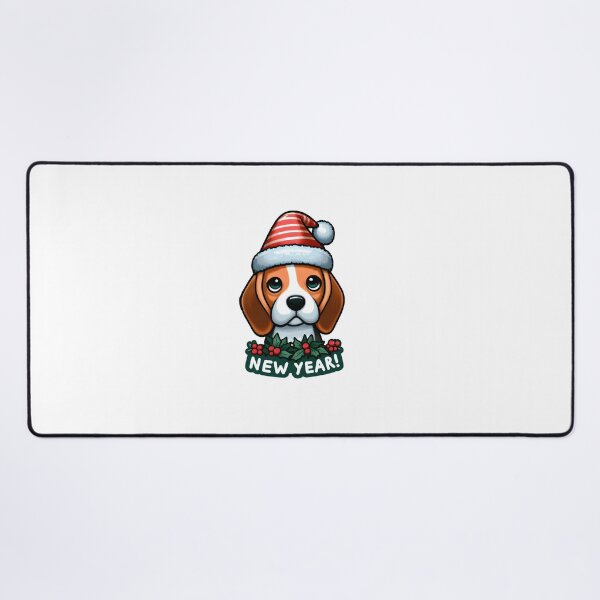 Item preview, Beagle Cheer: Festive New Year Wishes designed and sold by EpicPaws.