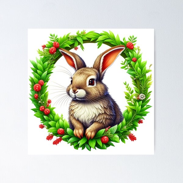 Item preview, The Christmas Bunny! designed and sold by joystreethouse.