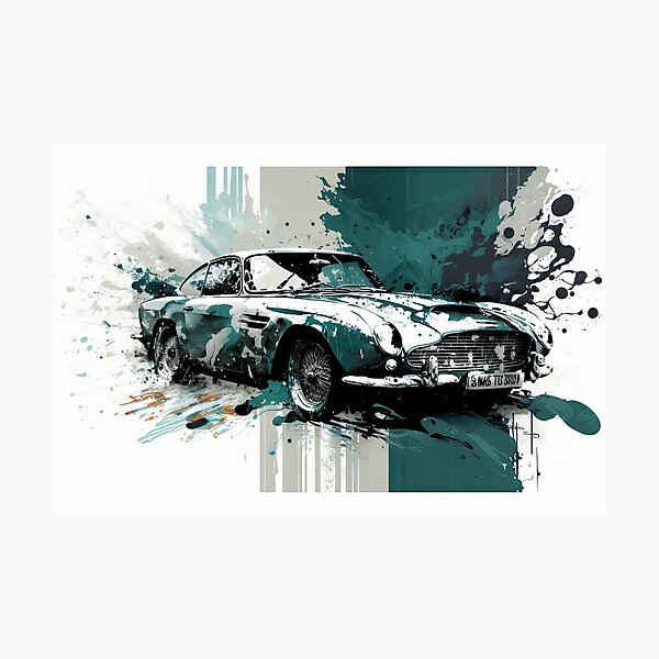 Item preview, Aston Martin DB5 - II - Splash Paint designed and sold by Jerhus.