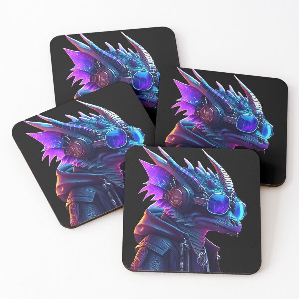 Item preview, Urban Dragon Vibes: Cute Dragon with Headphones and Glasses designed and sold by GranitTR.