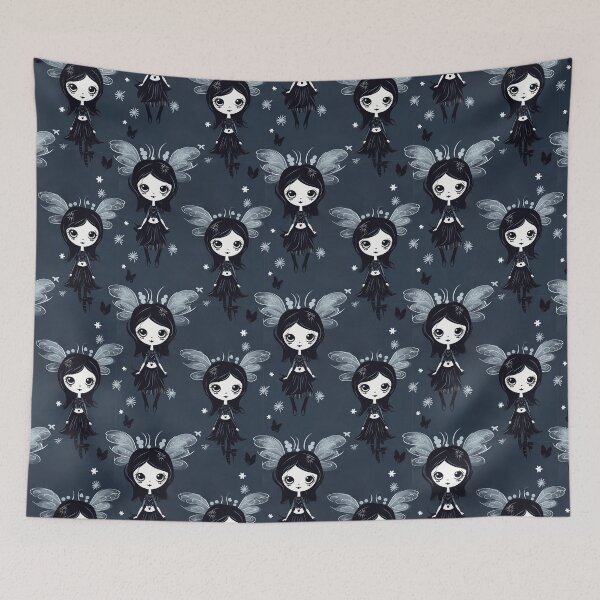 Item preview, Gothic Fairies Pattern 1 designed and sold by Driftwood Spirits.