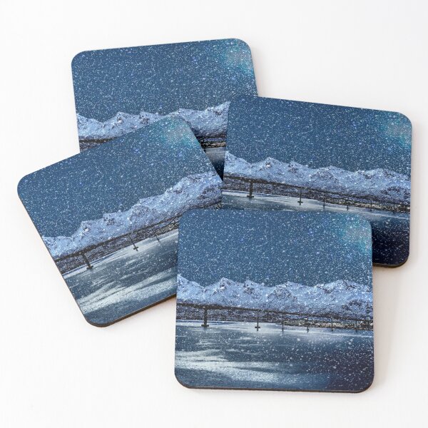 Item preview, Snow storm at Sortland Norway designed and sold by RosRidleyPhoto.