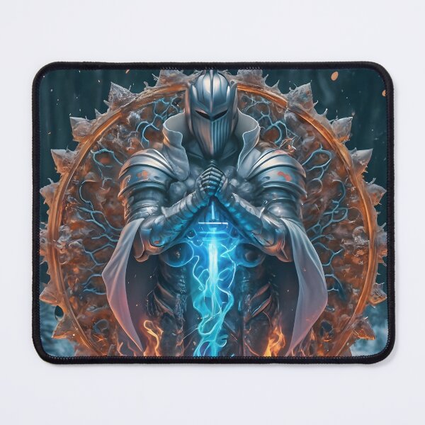 Item preview, Winter Elvish Knight Art designed and sold by DragonRealms.