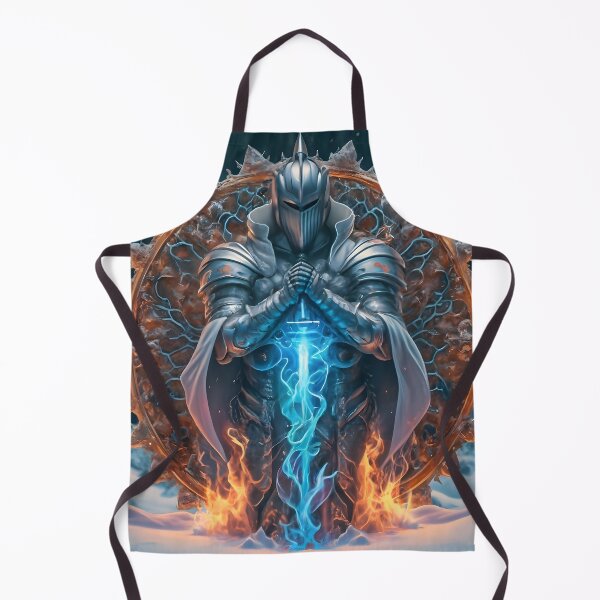 Item preview, Winter Elvish Knight Art designed and sold by DragonRealms.