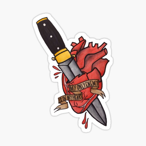 Item preview, My Only Enemy is in My Heart designed and sold by ptvfrankie.
