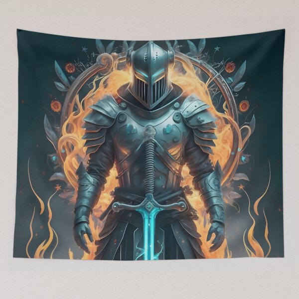 Item preview, Knight Welding Enchanted Sword designed and sold by DragonRealms.