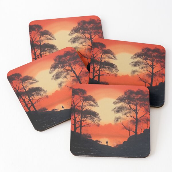 Item preview, Dawn's Silhouette | Lone Figure and Nature Watching Sunrise, designed and sold by FairX.