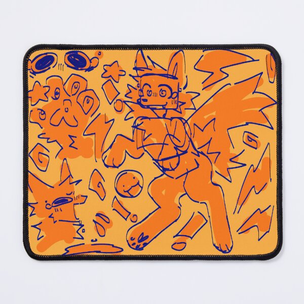 Item preview, hyper colorful wolf designed and sold by awoouf.