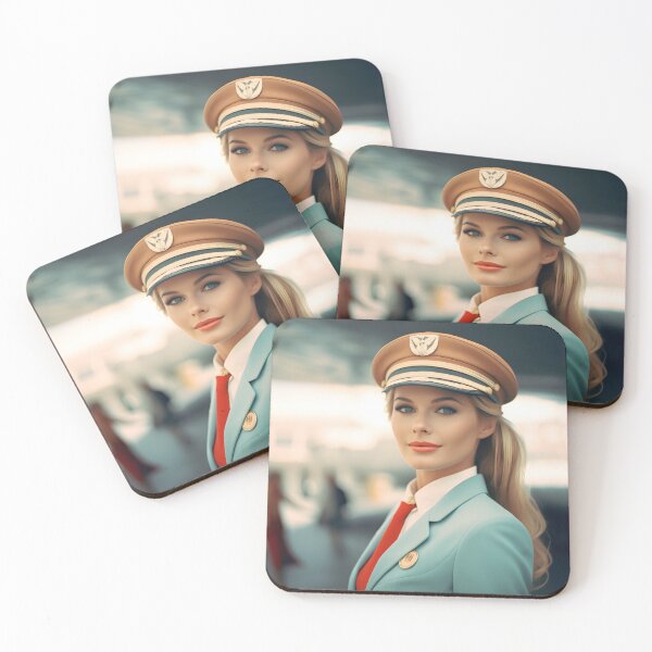 Item preview, Scandinavian Stewardess  designed and sold by AI-Crafted.