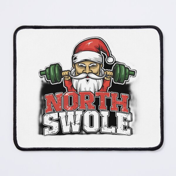 Item preview, Welcome to the North Muscle Santa Christmas Workout designed and sold by medbouk1.