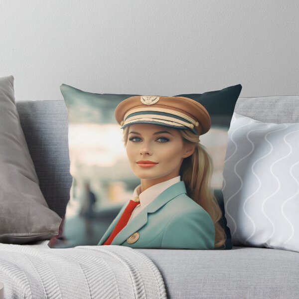 Artikelvorschau, Skandinavische Stewardess entworfen und verkauft von AI-Crafted.