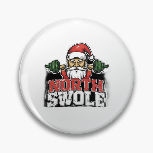 Item preview, Welcome to the North Muscle Santa Christmas Workout designed and sold by medbouk1.