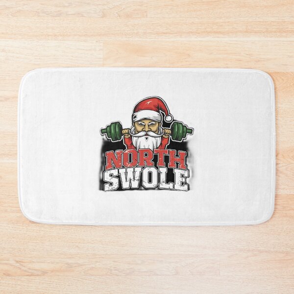 Item preview, Welcome to the North Muscle Santa Christmas Workout designed and sold by medbouk1.