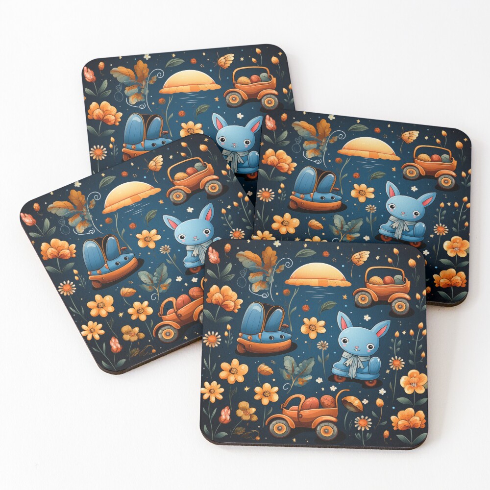 Item preview, Coasters (Set of 4) designed and sold by ColorsAndStyle.