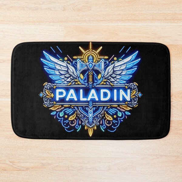 Item preview, Paladin World of Warcraft Inspired Neon Crest designed and sold by CandyCrab.