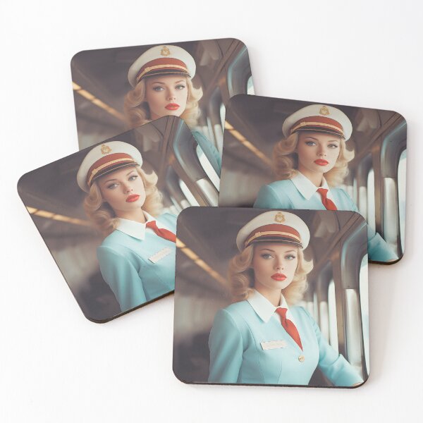 Artikelvorschau, Skandinavische Stewardess entworfen und verkauft von AI-Crafted.