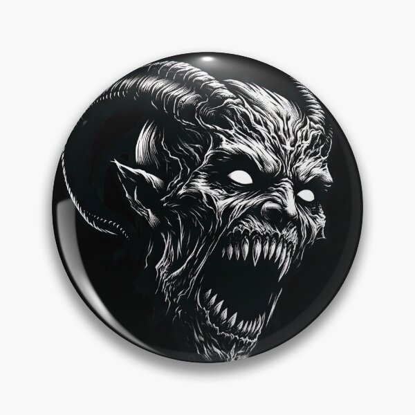 Item preview, Infernal Demon Face designed and sold by psychcyberpunk.