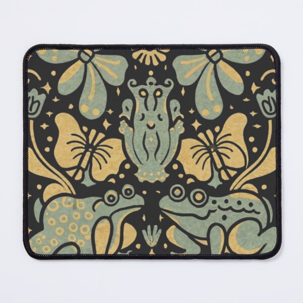 Item preview, Vintage Meadowcore Cottagecore Frogs Butterfly Flower Aesthetic designed and sold by MeadowLoom.