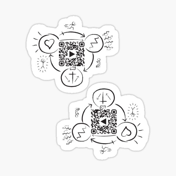 Item preview, 3 Circles Gospel (With QR Code to Translations) designed and sold by Waconia Design Co..