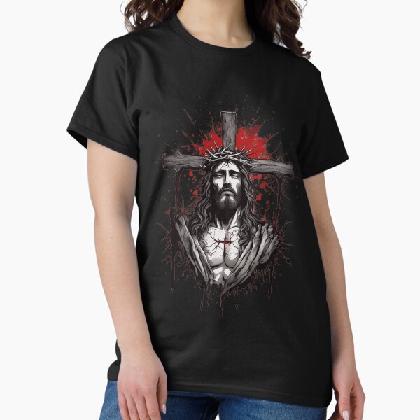 Vista previa del artículo con la obra «Jesucristo Sangre de la Cruz», diseñado y vendido por macadolie.