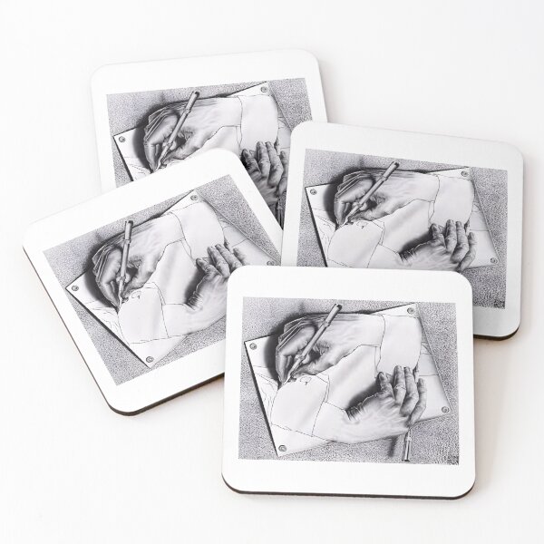 Item preview, Drawing Hands by M.C. Escher designed and sold by special-artist.