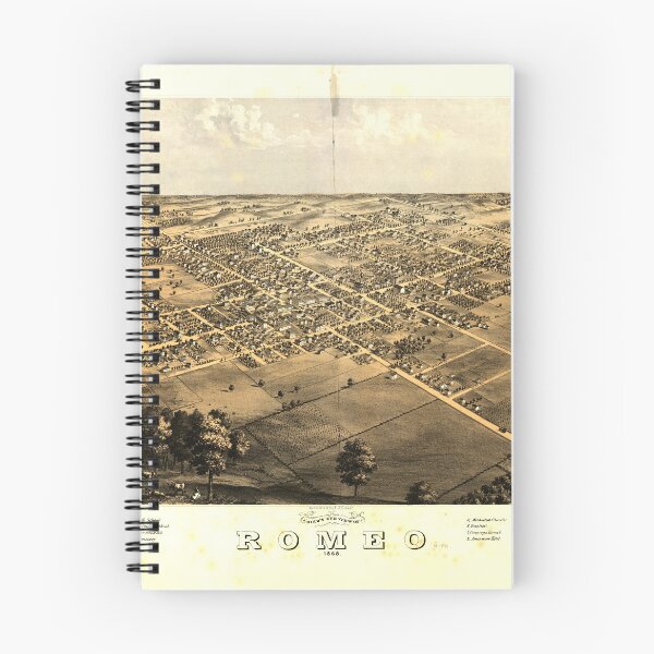 Item preview, Romeo, Michigan (1868) designed and sold by allhistory.
