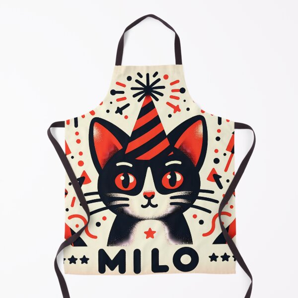 Item preview, Festive Cat with Party Hat Illustration designed and sold by FayeWong.
