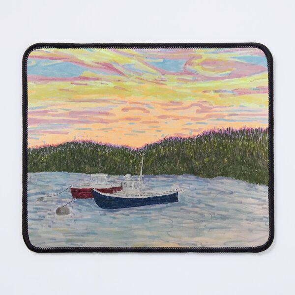 Item preview, Lubec Maine harbor sunset designed and sold by 1979byShari.