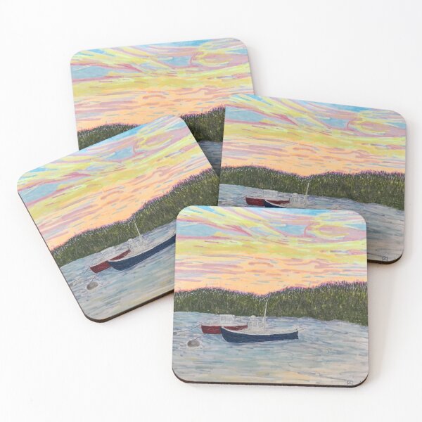 Item preview, Lubec Maine harbor sunset designed and sold by 1979byShari.