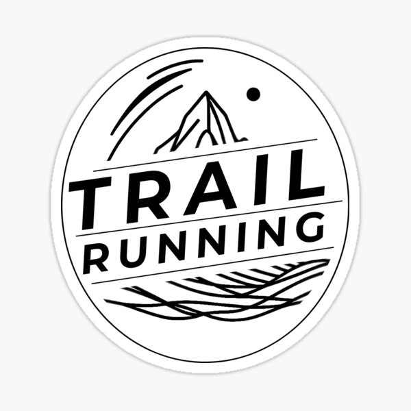 Artikel-Vorschau von Trailrunning-Mountain-Minimalist-Line-Art-Abzeichen, designt und verkauft von OutdoorMemories.