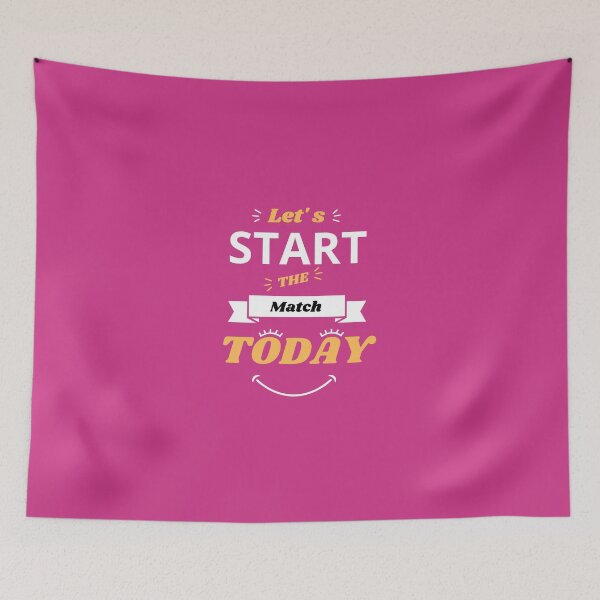 Item preview,  Design Let's start the match Today designed and sold by P2Genies.