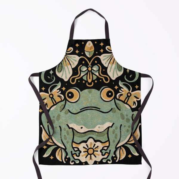 Item preview, Retro Meadowcore Cottagecore Frogs Butterfly Art Aesthetic designed and sold by MeadowLoom.