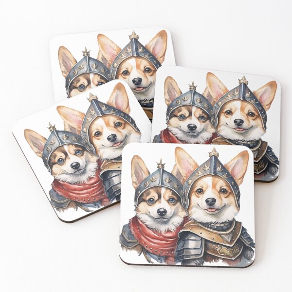 Item preview, Cute Corgi puppy // Corgi puppy cute design // Corgi Dog mats, cute puppy pet bandanas, Puppy cute dog Poster designed and sold by SMARTKIT  DESIGNAGENCY.