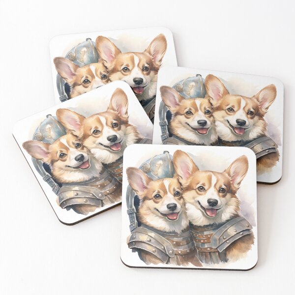 Item preview, Cute Corgi puppy // Corgi puppy cute design // Corgi Dog mats, cute puppy pet bandanas, Puppy cute dog Poster designed and sold by SMARTKIT  DESIGNAGENCY.